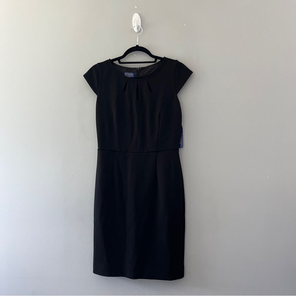 NEW Pendleton Little Black Dress Neutral Office Work Career Size 4 Petite